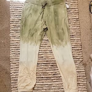 YFB Green Tie Dye Joggers Size Large